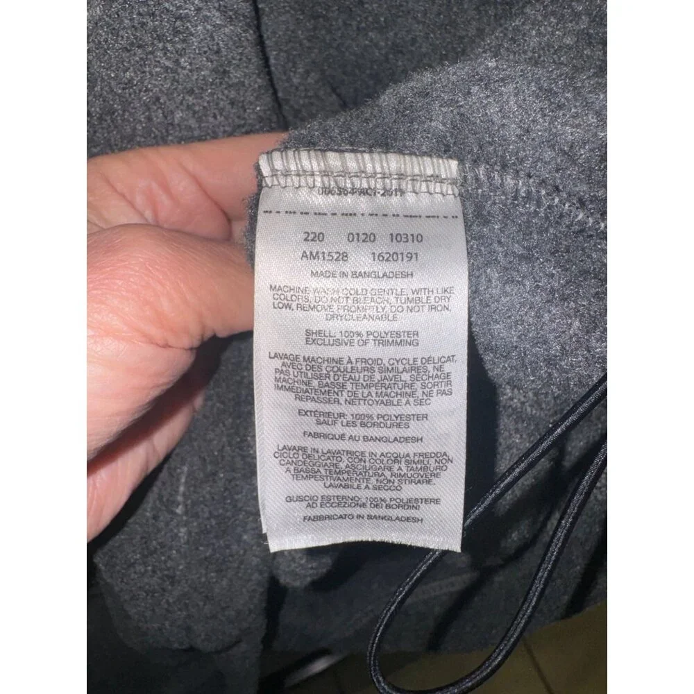 Columbia Mens XL Grey 1/4 Zip Fleece Pullover Jacket  Adjustable Hem Outdoors - Picture 7 of 8